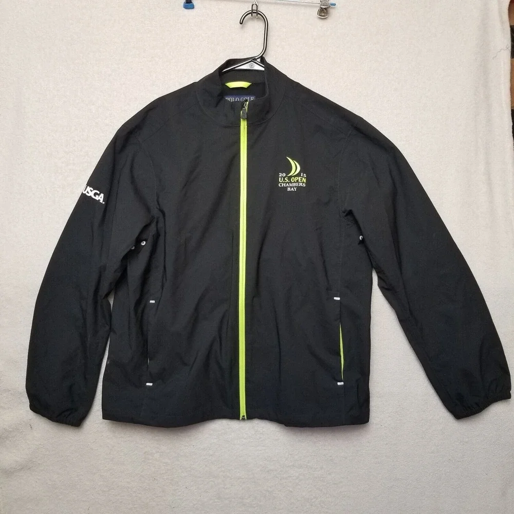 Ralph Lauren Polo Golf 2015 US Open Jacket Chambers Bay‎ WA Full Zip USGA Sz Med